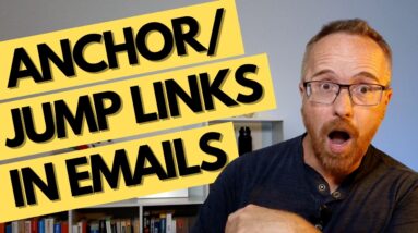 How to Add Anchor Links in Mailchimp AND ConvertKit