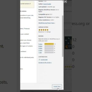 Adding social sharing buttons in wordpress #wordpress #shorts