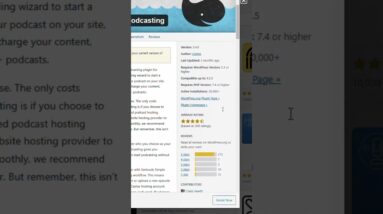 Best plugin for podcasts #shorts #wordpress