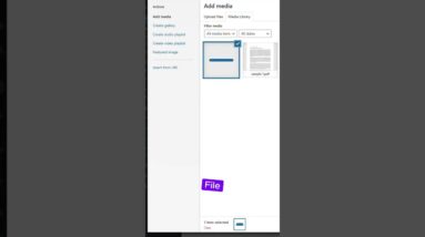 How to add audio files in wordpress #wordpress #shorts
