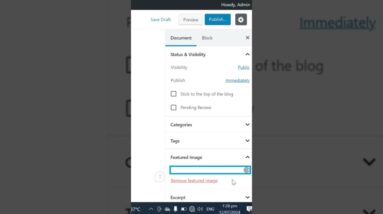 How to Add Feature Images in WordPress #shorts #wordpress