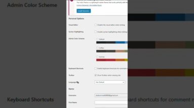 How to edit User Details in wordpress #wordpress #shorts