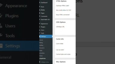 How to Optimize your site’s code in wordpress #wordpress #shorts