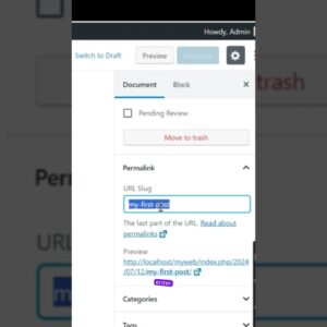 Mastering Permalinks in WordPress #shorts #wordpress