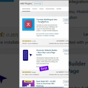 Top plugin for multi language support #shorts #wordpress