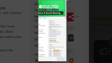 Top plugin for social sharing #short #wordpress