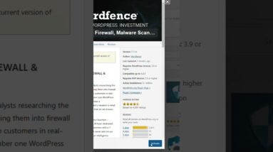 Using a firewall plugin in wordpress #shorts
