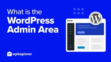 What Is The WordPress Admin Area