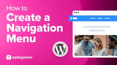 How To Create A Navigation Menu In WordPress