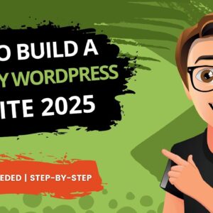 How To Make A GoDaddy WordPress Website 2025 (FOR BEGINNERS)