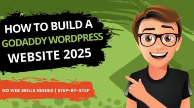 How To Make A GoDaddy WordPress Website 2025 (FOR BEGINNERS)