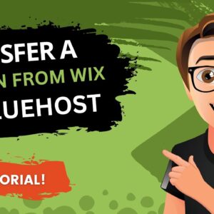 How To Transfer A Domain From Wix To Bluehost 2024 [FAST]