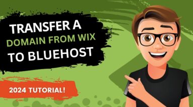 How To Transfer A Domain From Wix To Bluehost 2024 [FAST]