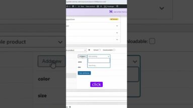 Setting Up Product Attributes In WooCommerce #shorts #wordpress