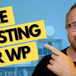 Free hosting for your WordPress website - How to build an online store for free