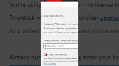 wp forms setting in wordpress #shorts #wordpress