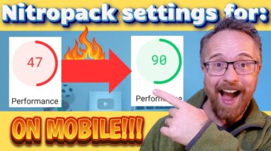 Boost Your Google Pagespeed Insights Score from 47 to 90 with NitroPack!| NitroPack Setup & Settings