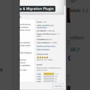 essential backup plugin for wordpress #shorts #wordpress