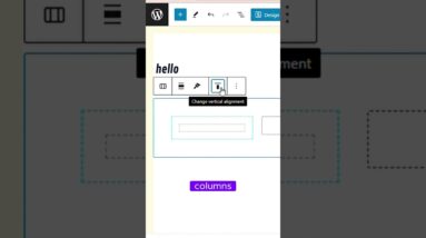 How to add advance columns in WordPress Pages #shorts #wordpress