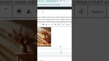 How to add an image in a widget in WordPress #shorts #wordpress