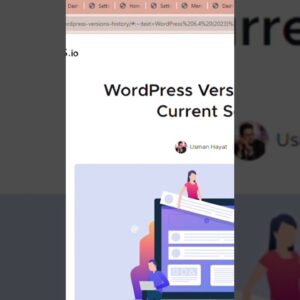 Latest WordPress version release in WordPress #shorts #wordpress