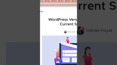 Latest WordPress version release in WordPress #shorts #wordpress