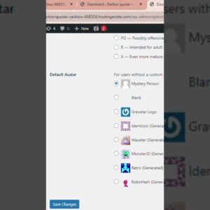 Managing user avatars in wordpress  #shorts #wordpress