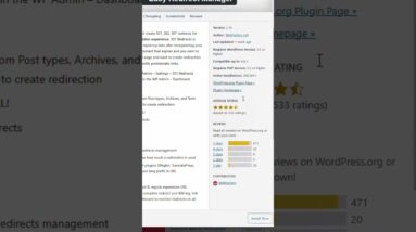 Must have plugin for redirects in WordPress  #shorts #wordpress