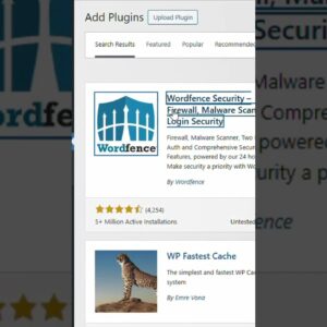 Must have security plugin in WordPress #shorts #wordpress