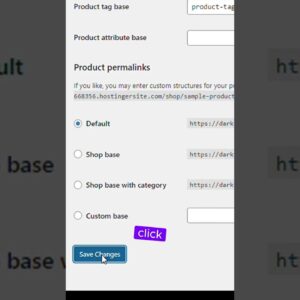 Permalink settings in WordPress #shorts #wordpress