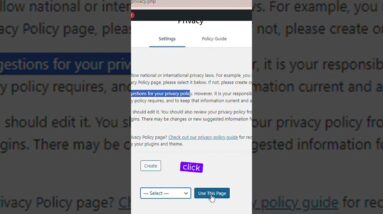 Privacy settings in WordPress #shorts #wordpress