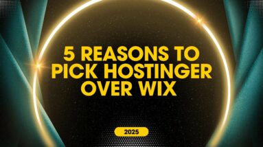 5 Reasons to Pick Hostinger Over Wix for Your Website in 2025