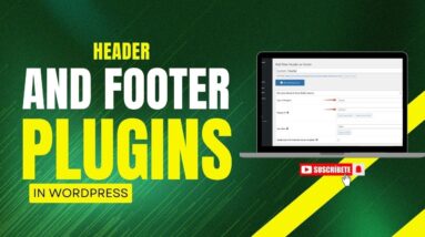 Header & Footer Plugins In WordPress