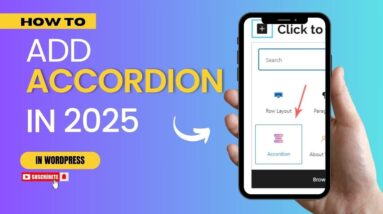 How To Add Accordion In WordPress