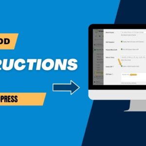 How To Add Instructions In WordPress