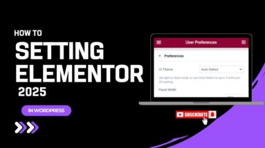 How To Do Settings Elementor In WordPress