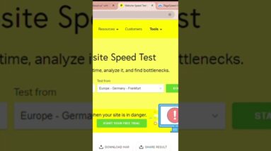 How to use a speed test tool for wordpress  #shorts #wordpress