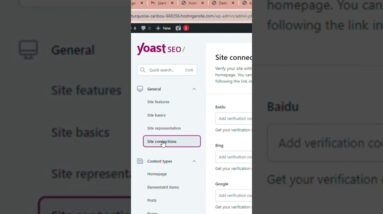 Yoast SEO Settings Overview in WordPress #shorts #wordpress