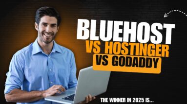 Bluehost vs Hostinger vs GoDaddy 2025: The Winner Is..