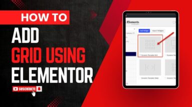 How To Add Grid Using Elementor In WordPress