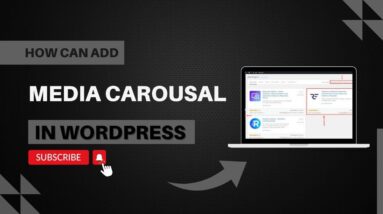 How To Add Media Carousal In WordPress