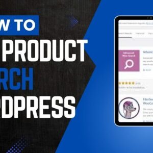 How To Add Product Search In WordPress