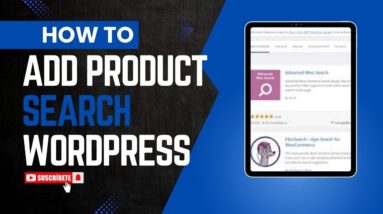 How To Add Product Search In WordPress