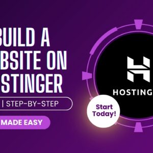 How To Build A Website On Hostinger [MADE EASY]