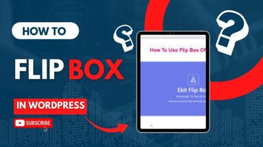 How To Add Flip Box In WordPress